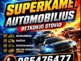 Brangiai Superkame , džipus, automobilius, mikroau