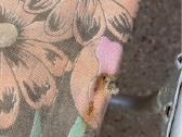 Retro sulankstomas poilsio gultas, lovelė 150x60 - nuotraukos Nr. 10