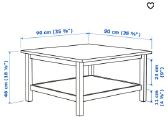 Hemnes Ikea Kavos Staliukas - nuotraukos Nr. 2