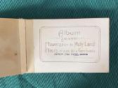 Antikvarinis alyvmedžio albumas Jerusalem su gėlė - nuotraukos Nr. 5