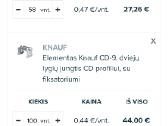 Knauf CD profilių laikikliai - nuotraukos Nr. 5