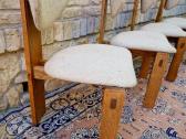 Vintažinės mid century ąžuolo masyvo kėdės - nuotraukos Nr. 13