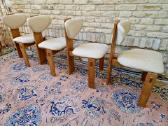 Vintažinės mid century ąžuolo masyvo kėdės - nuotraukos Nr. 18