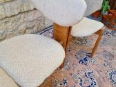 Vintažinės mid century ąžuolo masyvo kėdės - nuotraukos Nr. 21