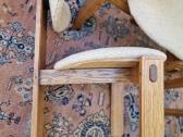 Vintažinės mid century ąžuolo masyvo kėdės - nuotraukos Nr. 24