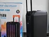 Ndr 1098 baterinė kolonėlė su belaidžiu mikrofonu - nuotraukos Nr. 3