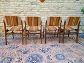 Vintažinės mid century tikmedžio kėdės - nuotraukos Nr. 2