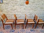 Vintažinės mid century tikmedžio kėdės - nuotraukos Nr. 14