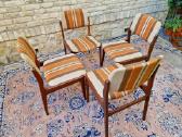 Vintažinės mid century tikmedžio kėdės - nuotraukos Nr. 32