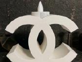 Balta žvakidė su tealight žvakute - nuotraukos Nr. 2