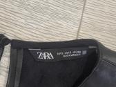 Zara juodas odos imitacijos komplektas - nuotraukos Nr. 3