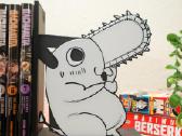 Chainsaw man manga knygų laikikliai (bookend) - nuotraukos Nr. 5