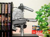 Chainsaw man manga knygų laikikliai (bookend) - nuotraukos Nr. 2