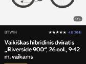 Vaikiškas hibridinis dviratis Riverside 900 26 col - nuotraukos Nr. 6