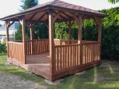 Nedidelė medinė sodo pavėsinė 3x4 m (12 m²) - nuotraukos Nr. 2