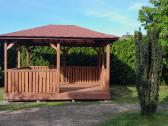 Nedidelė medinė sodo pavėsinė 3x4 m (12 m²) - nuotraukos Nr. 4
