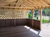 Medinė pavėsinė vaikų darželiui 4x8 m (32 m²) - nuotraukos Nr. 5