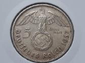 Vokietija 5 reichsmarkės sidabras 1937 E - nuotraukos Nr. 2
