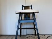 Ikea juoda aukšta vaiko kėdutė - nuotraukos Nr. 2