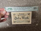 Memel 10 Mark Pmg66 Epq 1922 - nuotraukos Nr. 2