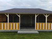 Medinė pavėsinė vaikų darželiui 4x8 m (32 m²) - nuotraukos Nr. 2