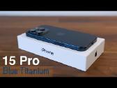 iPhone 15 Pro 128gb Blue Titanium - nuotraukos Nr. 3