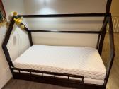Vaikiška lova–namelis 90180 cm + 2 čiužiniai - nuotraukos Nr. 3