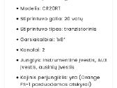Gitaros garso stipintuvas Orange crush 20rt - nuotraukos Nr. 6
