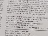 W. A. Mozart vinilinė plokštelė (Artia 1975 m. - nuotraukos Nr. 3