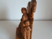 Vintažinis medžio drožinys Eglė Žalčių karalienė - nuotraukos Nr. 6