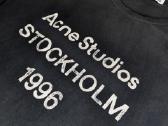 Acne Studios Juodi Ilgarankoviai Marškinėliai - nuotraukos Nr. 3