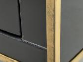 Black murano stiklo komoda su žalvarinėmis detalėm - nuotraukos Nr. 22