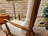 Vintažinis mid century bukmedžio masyvo fotelis - nuotraukos Nr. 6