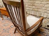 Vintažinis mid century bukmedžio masyvo fotelis - nuotraukos Nr. 7