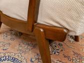 Vintažinis mid century bukmedžio masyvo fotelis - nuotraukos Nr. 8