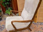 Vintažinis mid century bukmedžio masyvo fotelis - nuotraukos Nr. 12