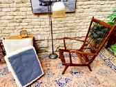 Vintažinis mid century bukmedžio masyvo fotelis - nuotraukos Nr. 23