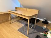 Ikea Ridspo azuolo/azuolo luksto rasomasis stalas - nuotraukos Nr. 2