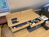 Ikea Ridspo azuolo/azuolo luksto rasomasis stalas - nuotraukos Nr. 4