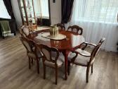 Klasikinis valgomojo stalas su 6 kėdėmis – 650 € - nuotraukos Nr. 2