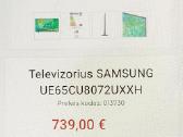 Samsung 65" 165cm Smart 4k 2024m. - nuotraukos Nr. 22