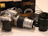 Nikon D50 su 2 Nikkor objektyvais 18-55 ir 55-200 - nuotraukos Nr. 3