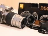 Nikon D50 su 2 Nikkor objektyvais 18-55 ir 55-200 - nuotraukos Nr. 4