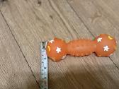 Oranžinis šypsantis šuniuko žaisliukas, 16 cm - nuotraukos Nr. 4