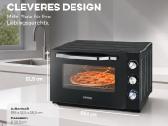 Severin XXL pastatoma mini orkaitė, 60l - nuotraukos Nr. 2