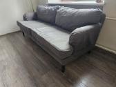 Trivietė sofa Ikea (nuimami, skalbiami - nuotraukos Nr. 2