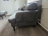 Trivietė sofa Ikea (nuimami, skalbiami - nuotraukos Nr. 3