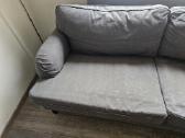 Trivietė sofa Ikea (nuimami, skalbiami - nuotraukos Nr. 6