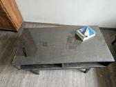 Kavos staliukas su stiklu Ikea Regissör 118x60 cm - nuotraukos Nr. 6