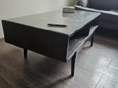 Kavos staliukas su stiklu Ikea Regissör 118x60 cm - nuotraukos Nr. 7